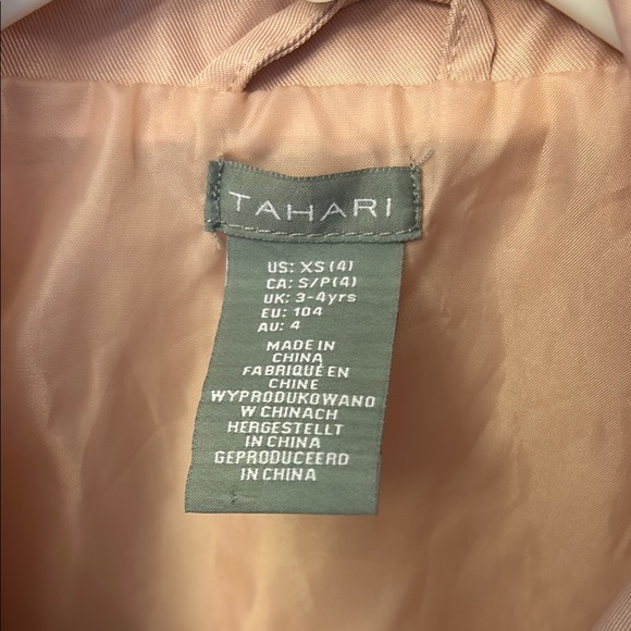 Tahari Girls Coat Pink Size XS - Picture 2 of 6
